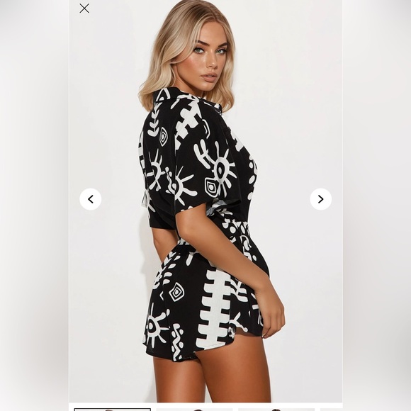 Black and white romper - Picture 2 of 2